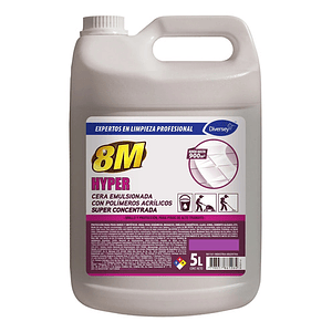 Cera Lustrable Pisos Alto Transito 8m Hyper - (5l) Diversey