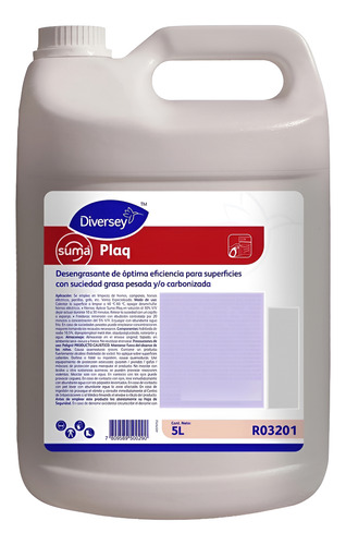 Limpia Hornos Alta Eficiencia 5 Litros - SUMA PLAQ 1