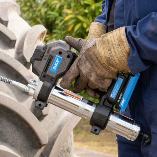 Engrasadora A Batería Portatil Skf Tlgb-21 Pantalla Digital 5