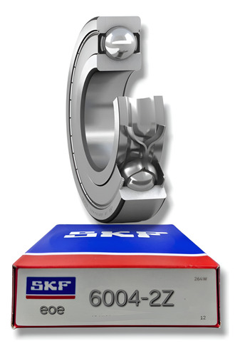Rodamiento 6004-2z Rígido De Bolas Skf Medidas: 20x42x12 Mm 1