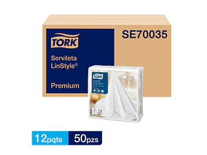 Servilleta Premium Linstyle 12 Pqtes X 50 Hojas Color BLANCA