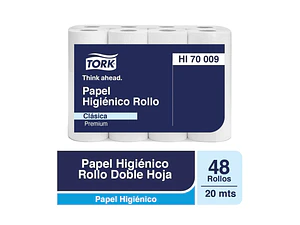 Papel Higiénico Tork Premium - 48 Rollos de 20mts c/u HI70009