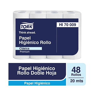 Papel Higiénico Tork Premium - 48 Rollos de 20mts c/u HI70009