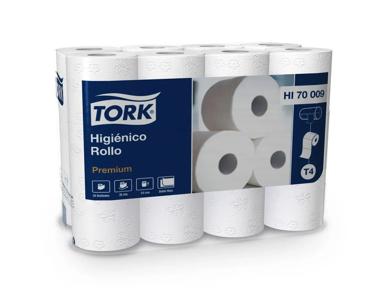 Papel Higiénico Tork Premium - 48 Rollos de 20mts c/u HI70009 3