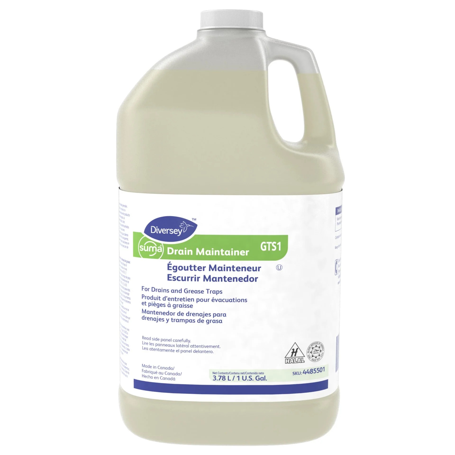 Suma Drain -Tratamiento de materia orgánica en drenajes 3,7 LTS. DIVERSEY 1