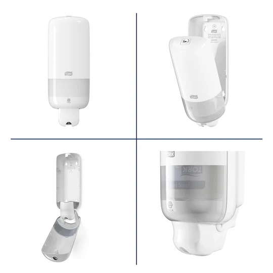 Dispensador de Jabón Lí­quido y Alcohol en Gel Tork Blanco Lí­nea Elevation DI70036 2