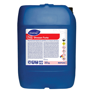 Desinfectante con ácido peracético 20 kg. DIVOSAN FORTE - Diversey