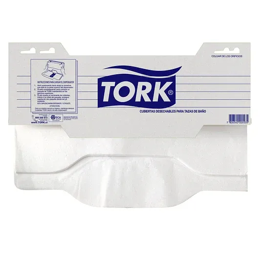 Cubierta para Sanitarios Desechable Tork - 12 paquetes x125 hojas CU55004 1