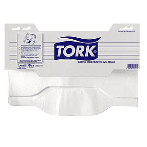 Cubierta para Sanitarios Desechable Tork - 12 paquetes x125 hojas CU55004