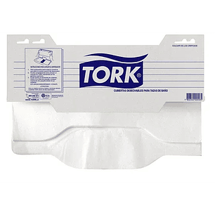 Cubierta para Sanitarios Desechable Tork - 12 paquetes x125 hojas CU55004