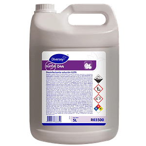 Desinfectante Clorado Suma D44 Para frutas, verduras y superficies 5 Lts. Diversey