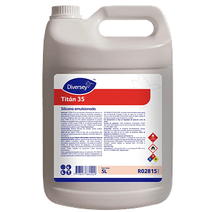 Silicona emulsionada Titan 35 superficies de cuero y sintéticas DIVERSEY