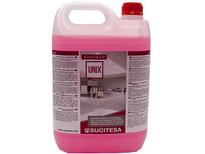 Detergente fregadoras Auto brillante 5 Lts. AQUAGEN UNIX Sucitesa