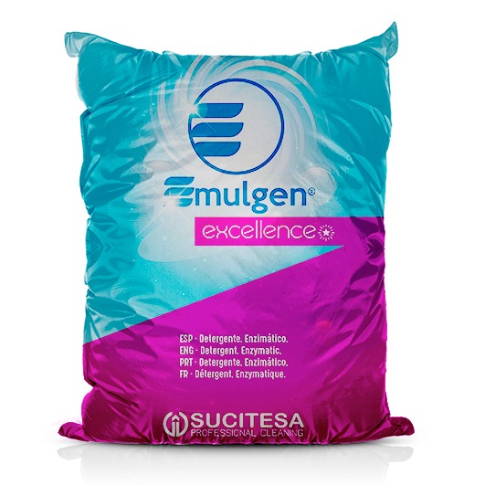 Detergente Enzimático atomizado para prelavado y lavado 20 Kg. EMULGEN Excellence 1