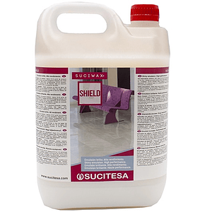Emulsión brillo Alto rendimiento para Pisos 5 Lts. SUCIWAX SHIELD Sucitesa