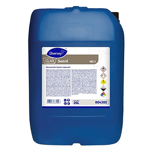 Blanqueador líquido oxigenado CLAX SONRIL - 20 Lts. Diversey