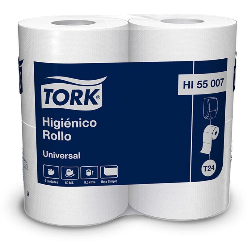 Papel Higiénico Rollo Tork Universal - 48 Rollos x 50 Mts. HI55007 1