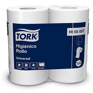 Papel Higiénico Rollo Tork Universal - 48 Rollos x 50 Mts. HI55007