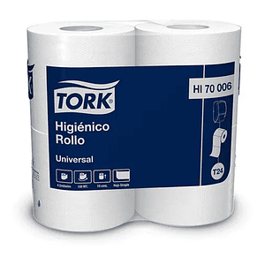 Papel Higiénico Rollo Tork Universal - 32 Rollos x 100 Mts. HI70006