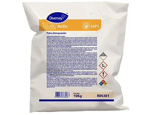 Blanqueador clorado en Polvo 10 Kgs. CLAX ACTIV - Diversey