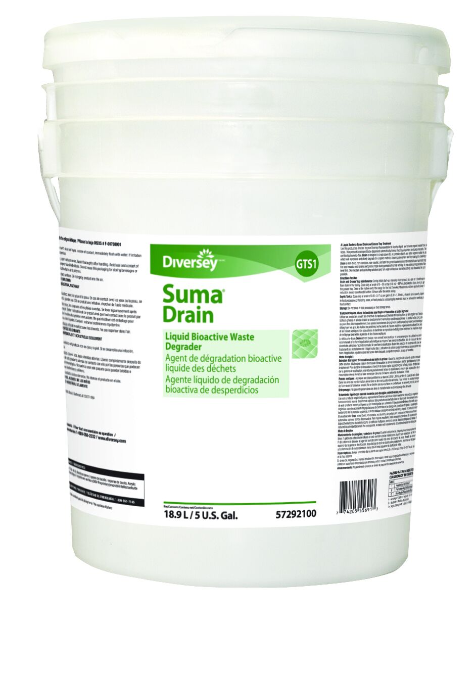 Limpieza De Drenajes, 18,9 Lts SUMA DRAIN – Diversey 1