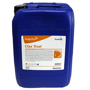 Detergente líquido para lavado de ropa Biodegradable 20 Lts. CLAX DUAL