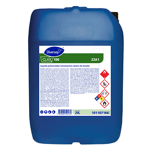 Potenciador tensioactivo neutro de lavado 20 Lts. CLAX 100 Diversey