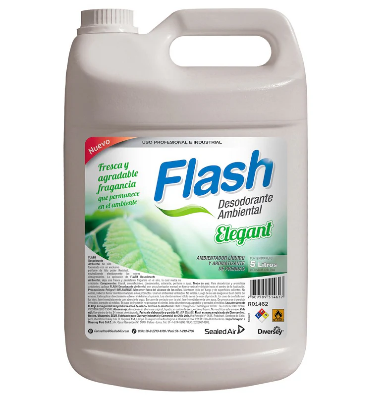Flash Desodorante Ambiental 5 Litros ELEGANT - DIVERSEY 1