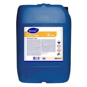 Blanqueador clorado Liquido 20 Lts. CLAX HYPO - Diversey