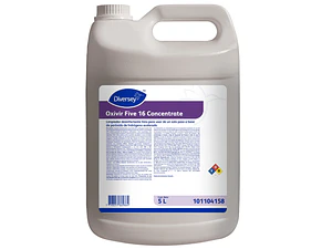 Desinfectante limpiador de un paso base peróxido hidrógeno 5 L. OXIVIR FIVE