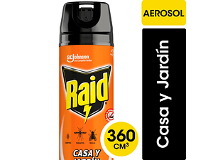 Insecticida Casa Y Jardín 360 Cc - RAID