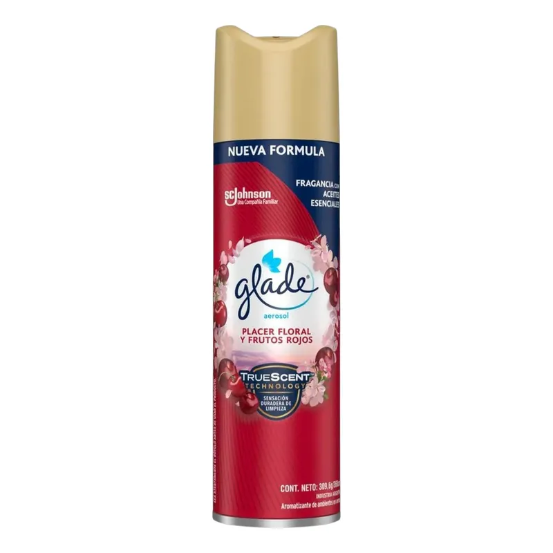 Desodorante Ambiental Glade Aerosol Placer Floral y Frutos Rojos 360 ml 2