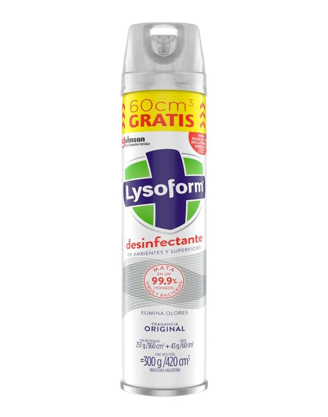 Lysoform Desinfectante de ambiente y superficie Original 420 cc 4