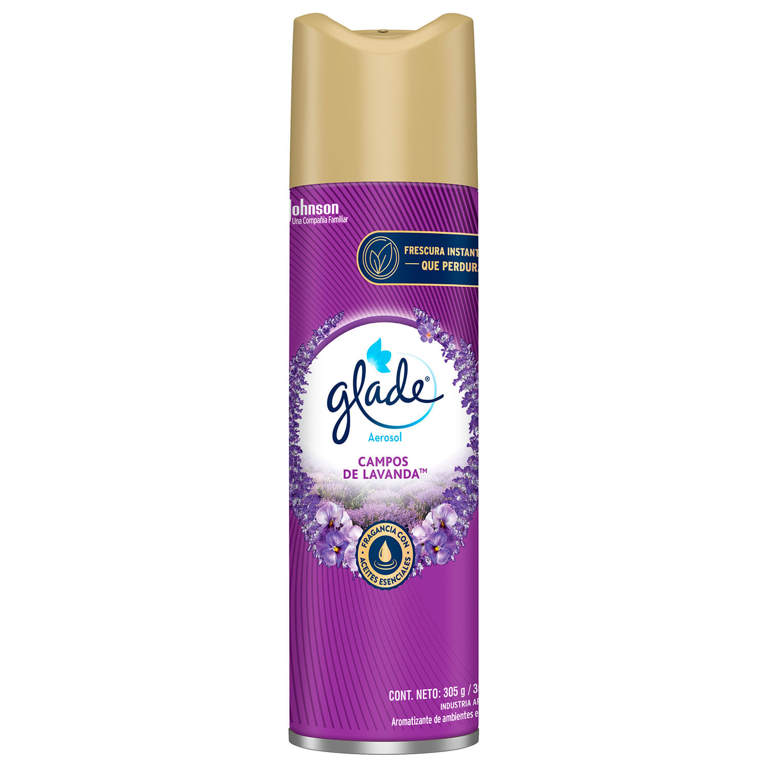 Desodorante Ambiental Glade Aerosol Lavanda 360 ml 2