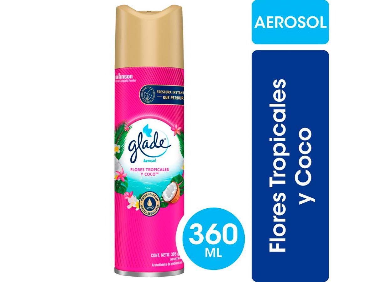 Desodorante Ambiental GLADE Floral en Aerosol 360 ml 1
