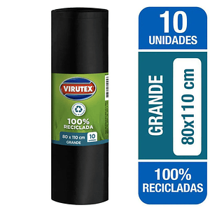 Bolsas de Basura 80x110 cm 1 x 10 Unidades Bio Rollo