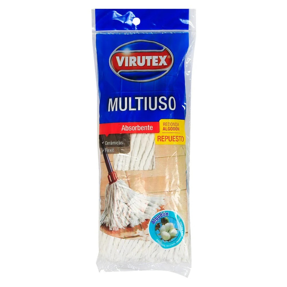 MOPA REDONDA ALGODÓN REPUESTO - CLÁSICA 1201494 1