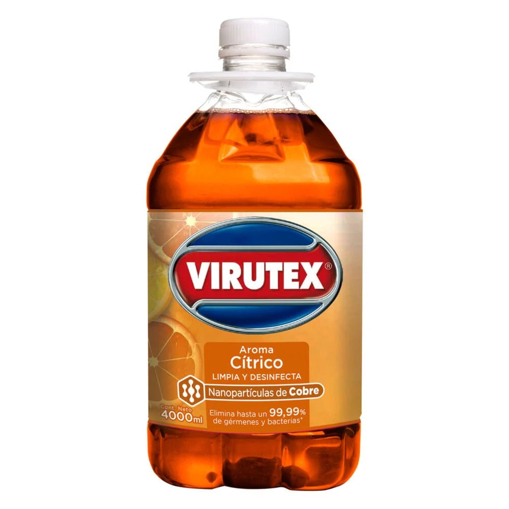LIMPIADOR DESINFECTANTE CITRICO 4000ml - VIRUTEX - 1101664 1