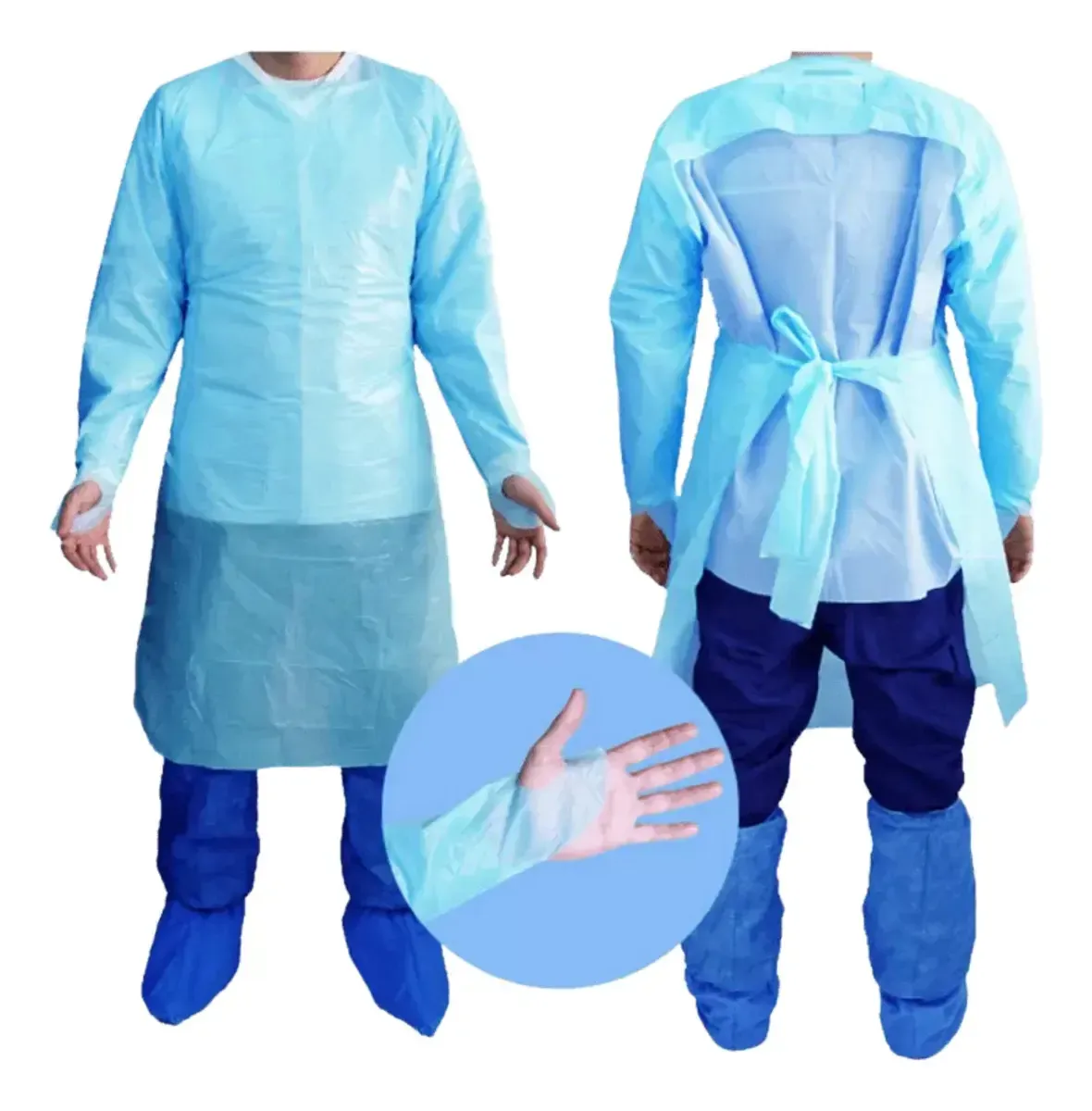 PECHERA MANGA LARGA BOLSA 10 UNIDADES 1