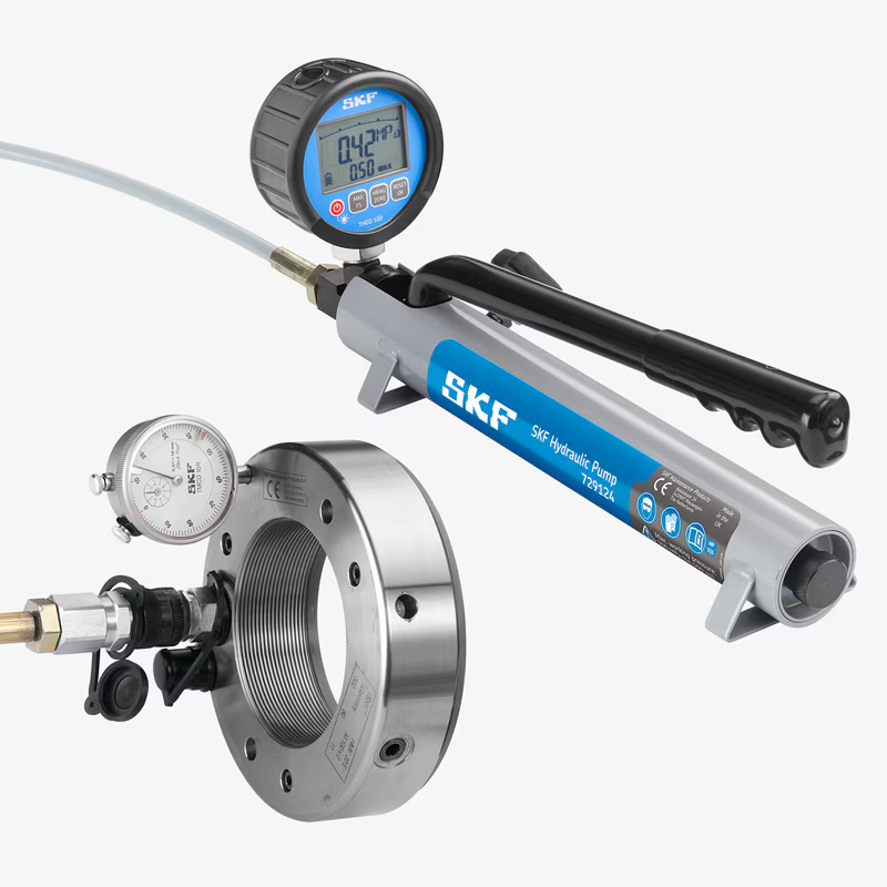 Bomba hidráulica 100 MPa (14 500 psi): Para el Método de calado de rodamientos 729124 DU 5