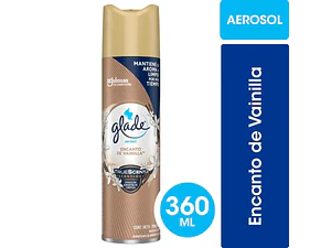 Desodorante Ambiental Glade Aerosol Vainilla 360 ml.