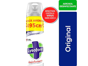 Desinfectante Lysoform Original Aerosol 495 ml.