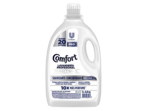 Suavizante Concentrado confort con PERFECT WHITE 5 Litros.