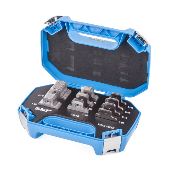 TMAS 50/KIT - Kit de Lainas Calibradas de 50x50x0,5 a 50x50x2.0 mm. 1