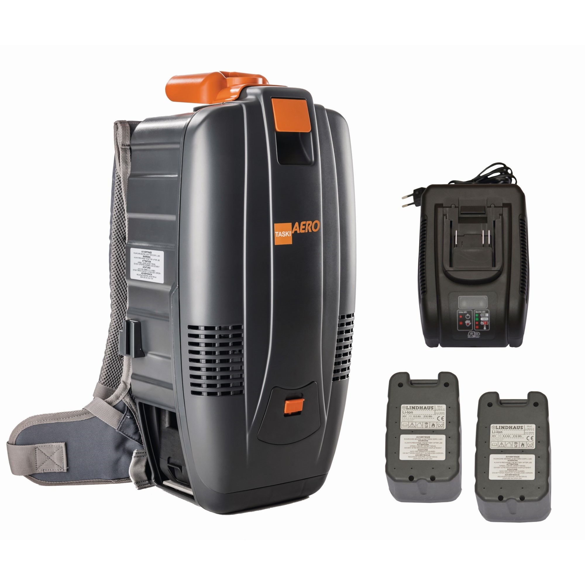 Aspiradora a Batería para polvo mochila TASKI AERO BP Lithium 7