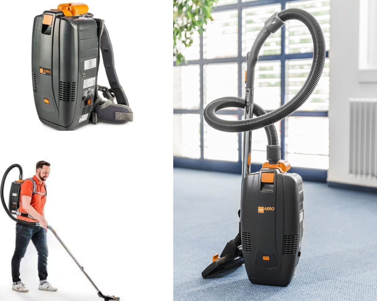 Aspiradora a Batería para polvo mochila TASKI AERO BP Lithium 8
