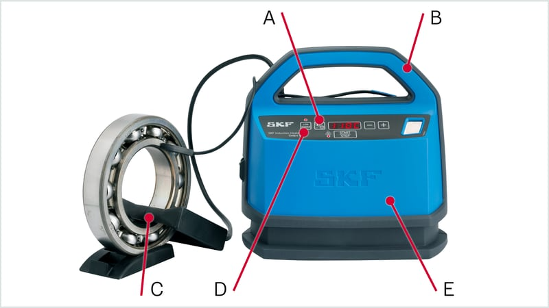 TMBH 5/230V - Calentador de rodamientos por inducción portátil hasta 5 kilos - SKF 6