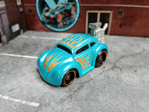 Volkswagen Beetle Tooned Hot Wheels Mattel 2018