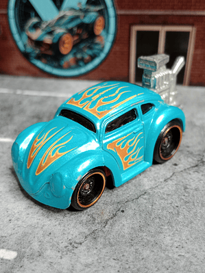 Volkswagen Beetle Tooned Hot Wheels Mattel 2018