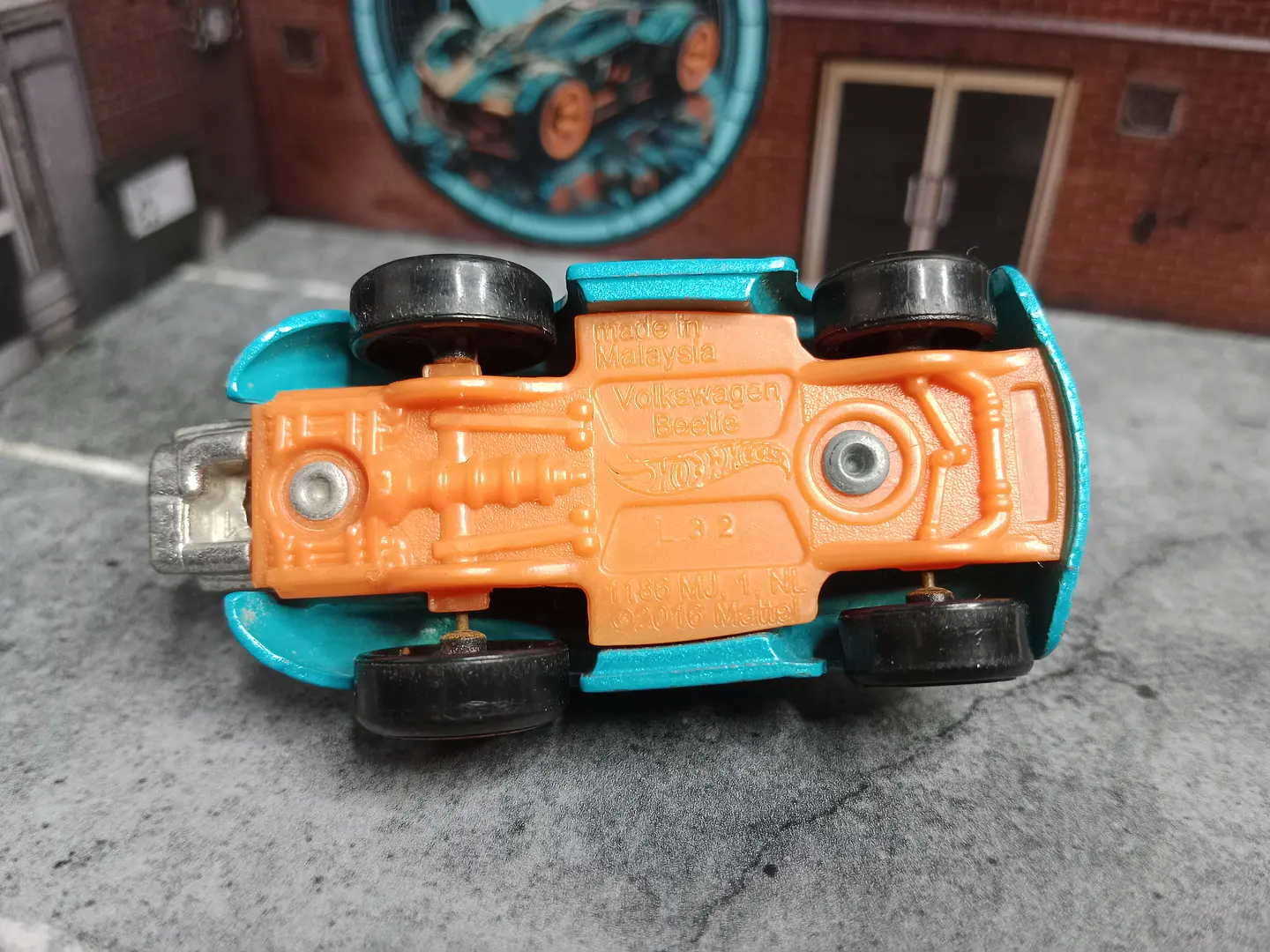 Volkswagen Beetle Tooned Hot Wheels Mattel 2018 3
